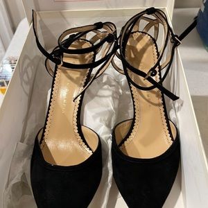 Charlotte Olympia handmade in Italy beautiful velvet